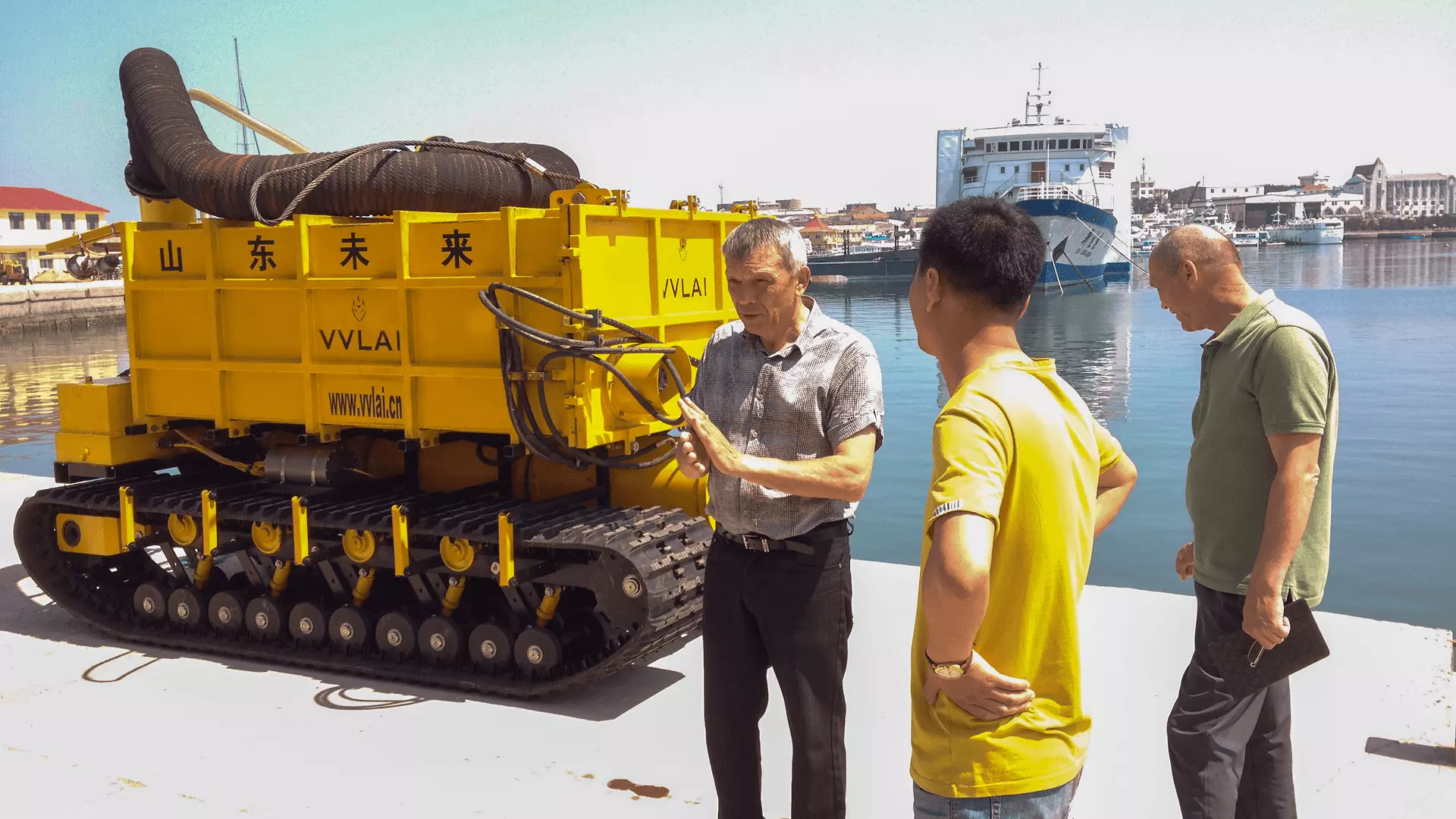 山东省第一批技术创新项目--500吨级深海采矿机器人